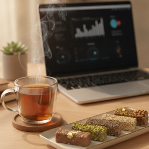 میان وعده سالم برای کارمندان در ساعت ۱۰ صبح